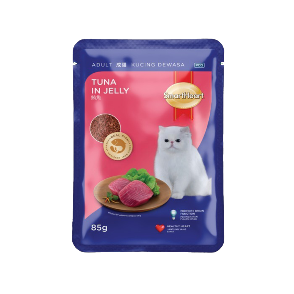 SmartHeart Cat Pouch - Tuna In Jelly (85g)